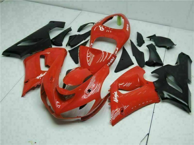 Cheapest 2005-2006 Red Kawasaki ZX6R Bike Fairing Kit Canada
