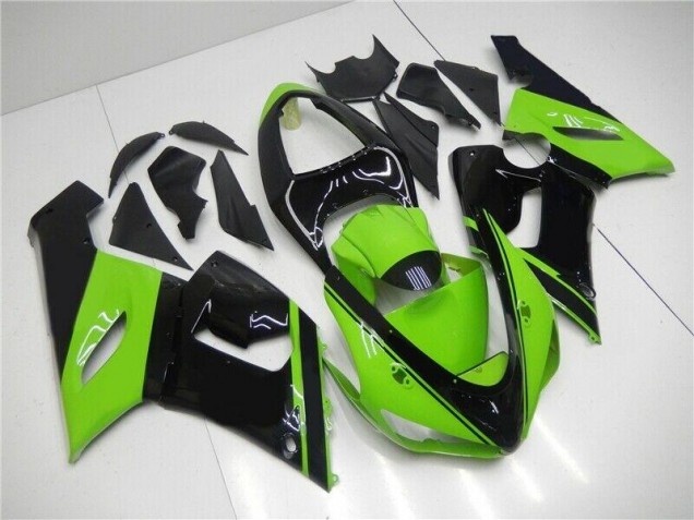 Cheapest 2005-2006 Green Black Kawasaki ZX6R Motor Fairings Canada Cheapest 2005-2006 Green Black Kawasaki ZX6R Motor Fairings Canada