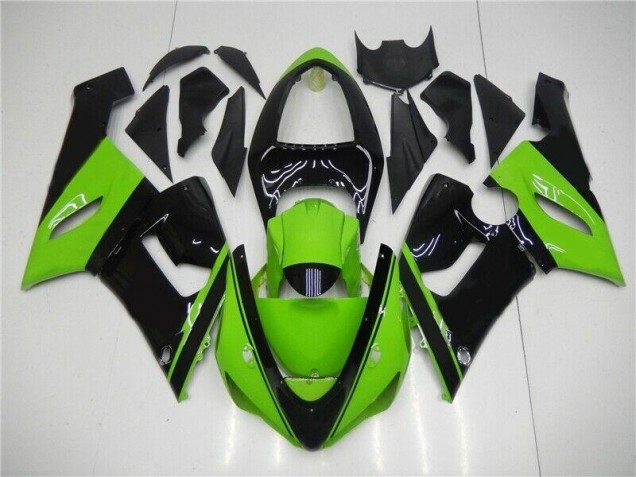 Cheapest 2005-2006 Green Black Kawasaki ZX6R Motor Fairings Canada Cheapest 2005-2006 Green Black Kawasaki ZX6R Motor Fairings Canada