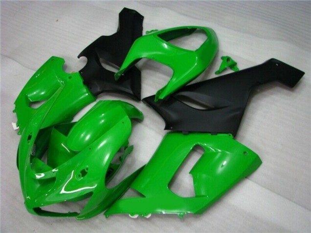 Cheapest 2005-2006 Green Matte Black Kawasaki ZX6R Motorcycle Fairing Canada Cheapest 2005-2006 Green Matte Black Kawasaki ZX6R Motorcycle Fairing Canada