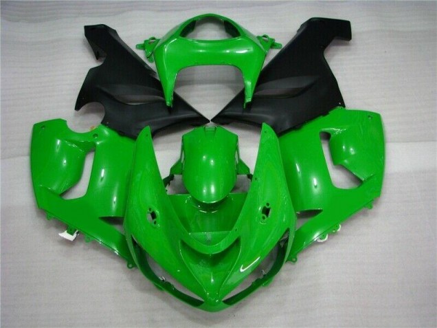 Cheapest 2005-2006 Green Matte Black Kawasaki ZX6R Motorcycle Fairing Canada Cheapest 2005-2006 Green Matte Black Kawasaki ZX6R Motorcycle Fairing Canada