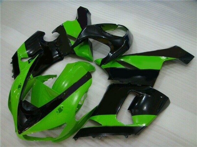 Cheapest 2005-2006 Green Black Kawasaki ZX6R Motorbike Fairing Canada Cheapest 2005-2006 Green Black Kawasaki ZX6R Motorbike Fairing Canada