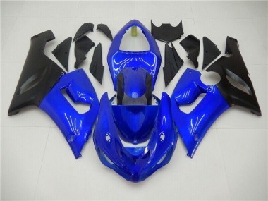 Cheapest 2005-2006 Blue Kawasaki ZX6R Bike Fairings Canada