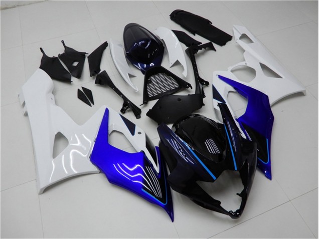 Cheapest 2005-2006 Blue White Suzuki GSXR 1000 Motorcycle Fairing Kits Canada