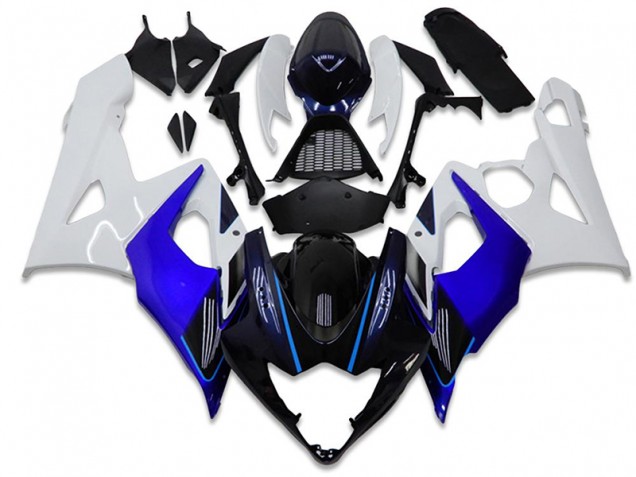 Cheapest 2005-2006 Blue White Suzuki GSXR 1000 Motorcycle Fairing Kits Canada