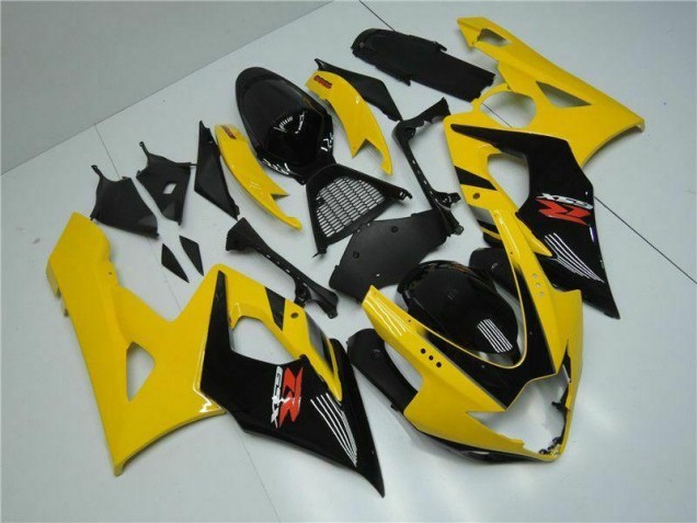 Cheapest 2005-2006 Yellow Suzuki GSXR 1000 Replacement Fairings Canada