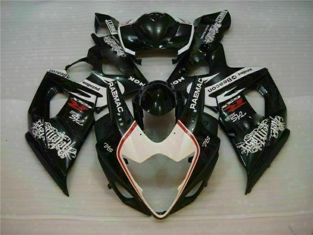 Cheapest 2005-2006 White Black Suzuki GSXR 1000 Motorcycle Fairings Kit Canada Cheapest 2005-2006 White Black Suzuki GSXR 1000 Motorcycle Fairings Kit Canada