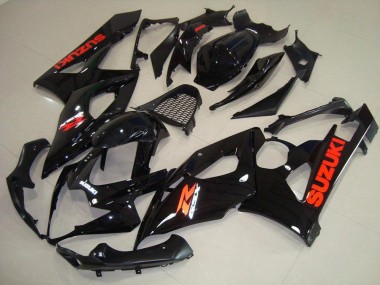 Cheapest 2005-2006 Glossy Black Red Sticker Suzuki GSXR 1000 Bike Fairing Canada