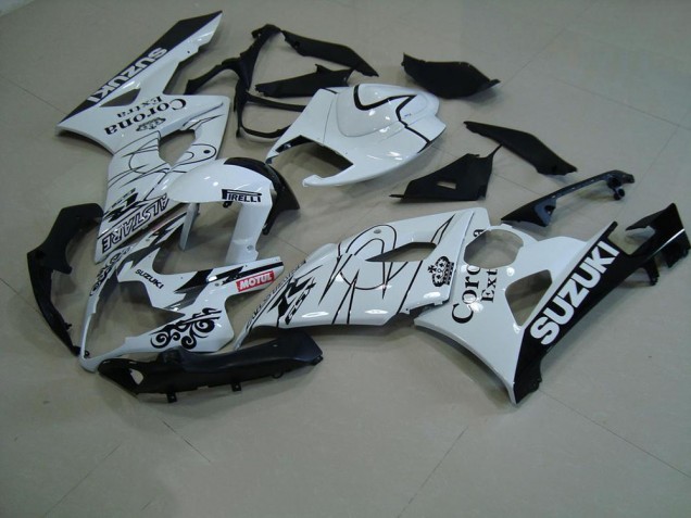 Cheapest 2005-2006 White Corona Suzuki GSXR 1000 Motorcycle Replacement Fairings Canada Cheapest 2005-2006 White Corona Suzuki GSXR 1000 Motorcycle Replacement Fairings Canada