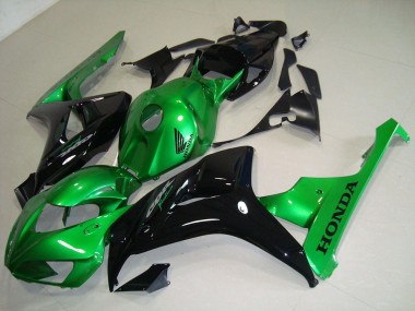 Cheapest 2006-2007 Black Green Honda CBR1000RR Motorcycle Fairing Kits Canada