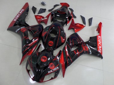 Cheapest 2006-2007 Black Bacardi Honda CBR1000RR Motorbike Fairing Canada
