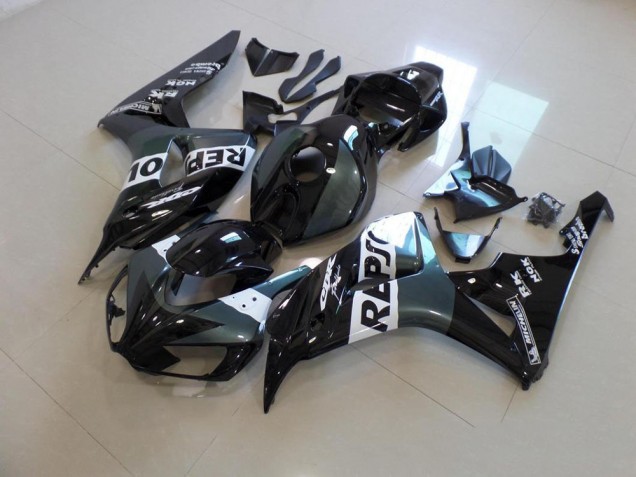 Cheapest 2006-2007 Grey Black Repsol Honda CBR1000RR Motorbike Fairing Kits Canada Cheapest 2006-2007 Grey Black Repsol Honda CBR1000RR Motorbike Fairing Kits Canada