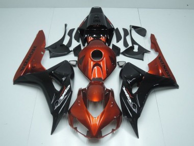 Cheapest 2006-2007 Orange and Black Honda CBR1000RR Motorcycle Fairing Canada