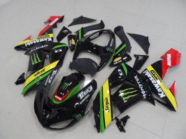 Cheapest 2006-2007 Black Yellow Monster Kawasaki ZX10R Motorcycle Replacement Fairings Canada