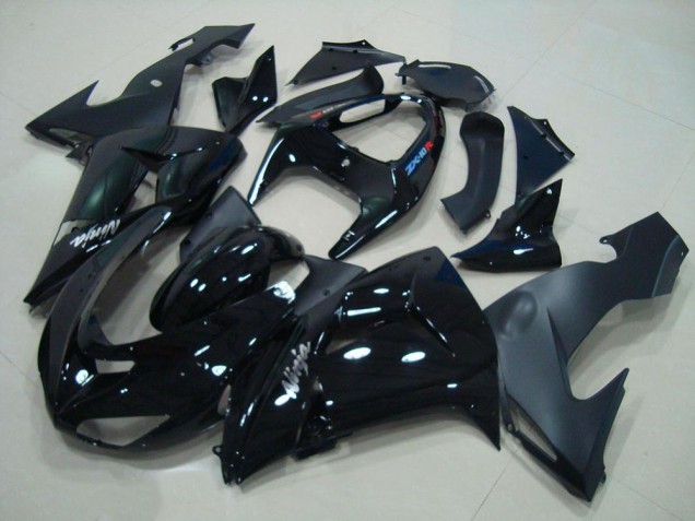 Cheapest 2006-2007 Glossy Black Matte Black Kawasaki ZX10R Motorcyle Fairings Canada Cheapest 2006-2007 Glossy Black Matte Black Kawasaki ZX10R Motorcyle Fairings Canada