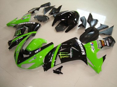 Cheapest 2006-2007 Green Monster Kawasaki ZX10R Motorcylce Fairings Canada