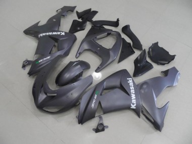 Cheapest 2006-2007 Grey with White Decals Kawasaki ZX10R Motor Bike Fairings Canada