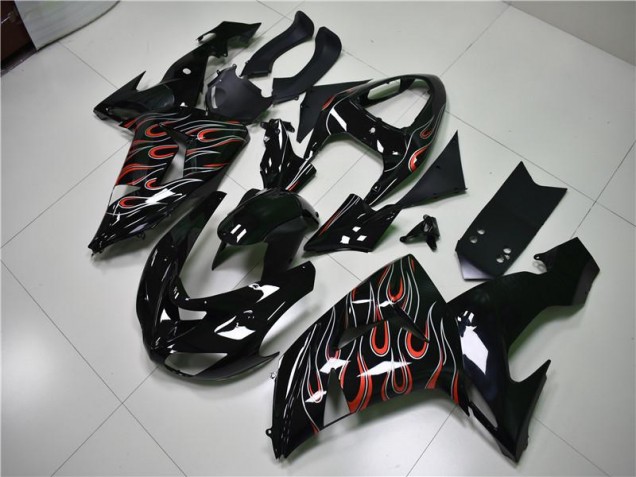 Cheapest 2006-2007 Black Grey Red Kawasaki ZX10R Motorbike Fairing Canada Cheapest 2006-2007 Black Grey Red Kawasaki ZX10R Motorbike Fairing Canada
