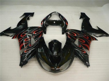 Cheapest 2006-2007 Black Grey Red Kawasaki ZX10R Motorbike Fairing Canada