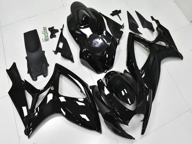 Cheapest 2006-2007 Glossy Black Suzuki GSXR 600/750 Bike Fairing Canada