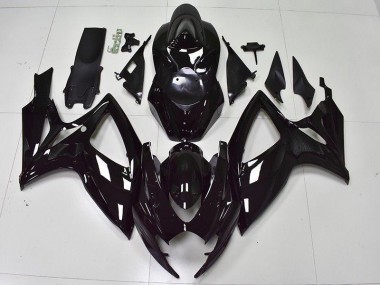 Cheapest 2006-2007 Glossy Black Suzuki GSXR 600/750 Bike Fairing Canada