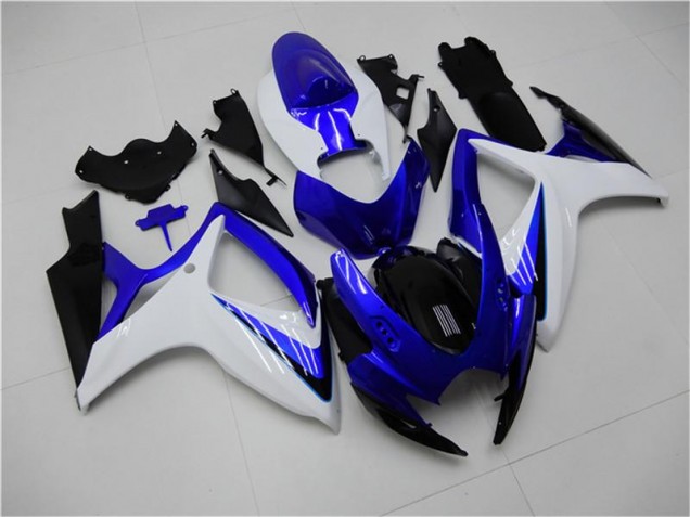 Cheapest 2006-2007 Blue White Suzuki GSXR 600/750 Motorbike Fairing Canada