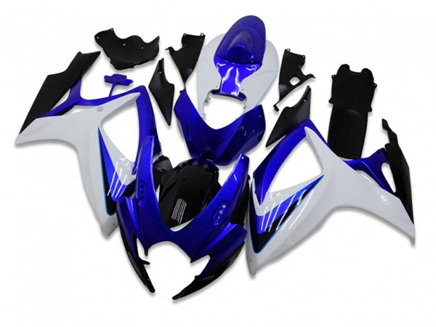 Cheapest 2006-2007 Blue White Suzuki GSXR 600/750 Motorbike Fairing Canada