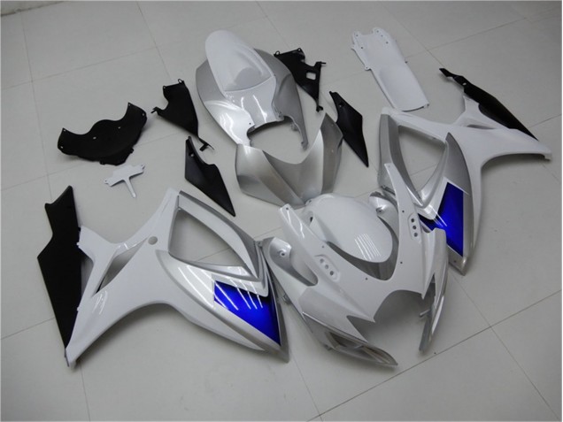 Cheapest 2006-2007 White Blue Suzuki GSXR 600/750 Motorcylce Fairings Canada Cheapest 2006-2007 White Blue Suzuki GSXR 600/750 Motorcylce Fairings Canada