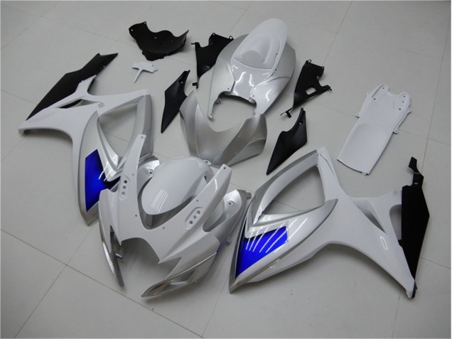 Cheapest 2006-2007 White Blue Suzuki GSXR 600/750 Motorcylce Fairings Canada Cheapest 2006-2007 White Blue Suzuki GSXR 600/750 Motorcylce Fairings Canada