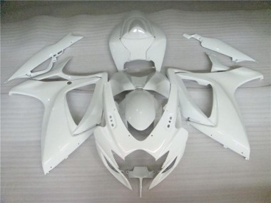 Cheapest 2006-2007 Pearl White Suzuki GSXR 600/750 Motorbike Fairing Canada