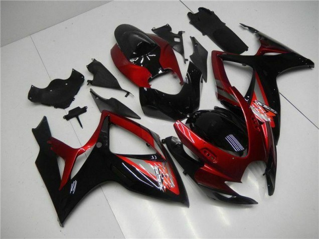 Cheapest 2006-2007 Red Black Suzuki GSXR 600/750 Motor Bike Fairings Canada Cheapest 2006-2007 Red Black Suzuki GSXR 600/750 Motor Bike Fairings Canada