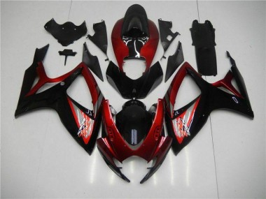 Cheapest 2006-2007 Red Black Suzuki GSXR 600/750 Motor Bike Fairings Canada
