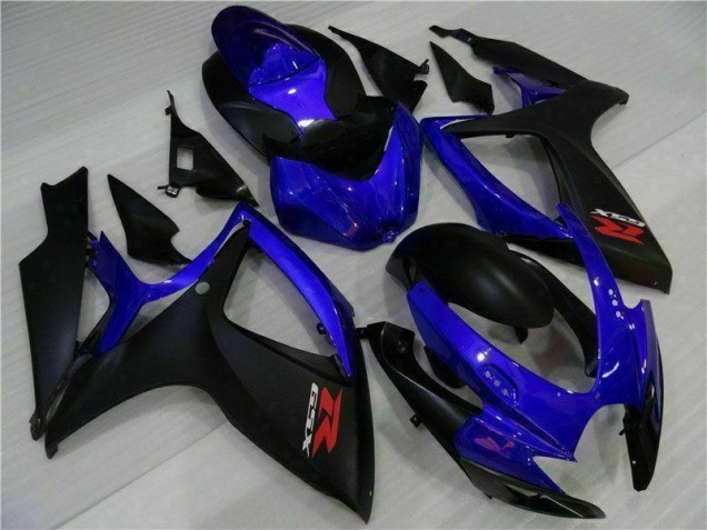 Cheapest 2006-2007 Blue Black Suzuki GSXR 600/750 Motorbike Fairing Kits Canada Cheapest 2006-2007 Blue Black Suzuki GSXR 600/750 Motorbike Fairing Kits Canada