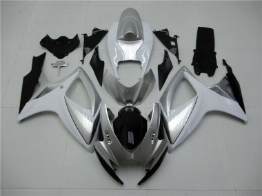 Cheapest 2006-2007 Silver Suzuki GSXR 600/750 Motorcycle Fairings Kits Canada
