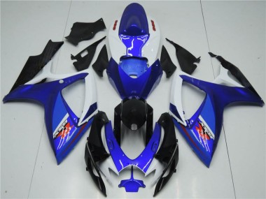 Cheapest 2006-2007 White Blue Suzuki GSXR 600/750 Motorcyle Fairings Canada