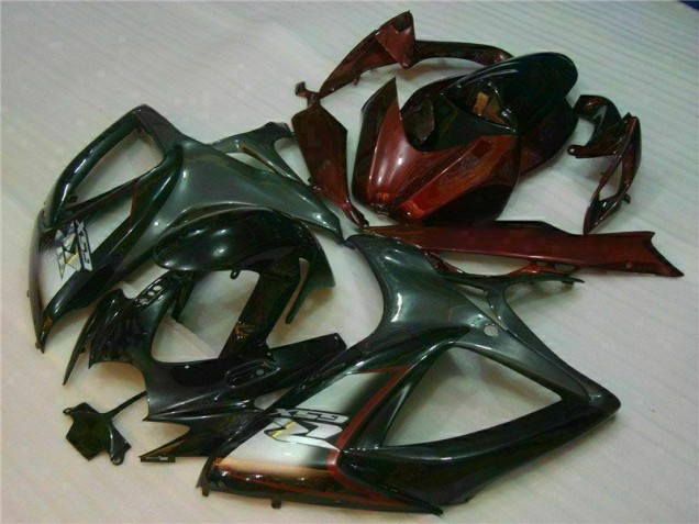 Cheapest 2006-2007 Black Red Suzuki GSXR 600/750 Motorcycle Fairings Canada Cheapest 2006-2007 Black Red Suzuki GSXR 600/750 Motorcycle Fairings Canada
