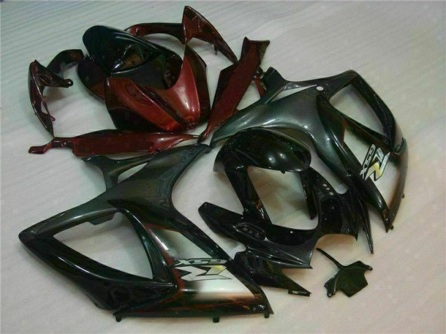 Cheapest 2006-2007 Black Red Suzuki GSXR 600/750 Motorcycle Fairings Canada Cheapest 2006-2007 Black Red Suzuki GSXR 600/750 Motorcycle Fairings Canada