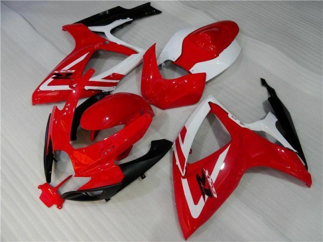 Cheapest 2006-2007 Red White Suzuki GSXR 600/750 Motorbike Fairing Canada Cheapest 2006-2007 Red White Suzuki GSXR 600/750 Motorbike Fairing Canada