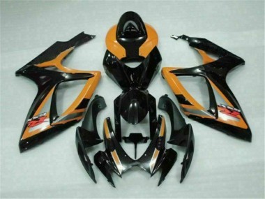 Cheapest 2006-2007 Black Orange Suzuki GSXR 600/750 Bike Fairings Canada