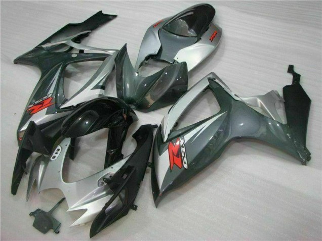 Cheapest 2006-2007 Silver Black Suzuki GSXR 600/750 Motorcycle Fairings Kits Canada Cheapest 2006-2007 Silver Black Suzuki GSXR 600/750 Motorcycle Fairings Kits Canada