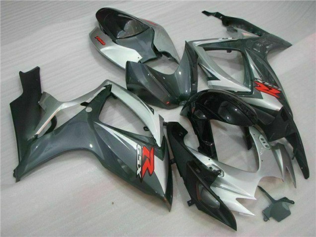 Cheapest 2006-2007 Silver Black Suzuki GSXR 600/750 Motorcycle Fairings Kits Canada Cheapest 2006-2007 Silver Black Suzuki GSXR 600/750 Motorcycle Fairings Kits Canada