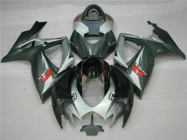 Cheapest 2006-2007 Silver Black Suzuki GSXR 600/750 Motorcycle Fairings Kits Canada Cheapest 2006-2007 Silver Black Suzuki GSXR 600/750 Motorcycle Fairings Kits Canada