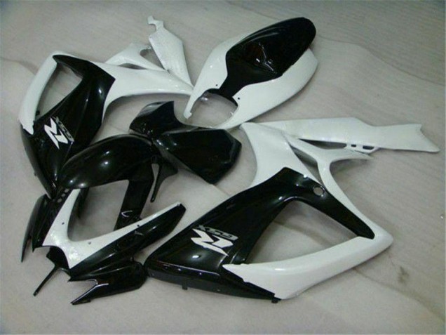 Cheapest 2006-2007 Black White Suzuki GSXR 600/750 Motorcycle Replacement Fairings Canada Cheapest 2006-2007 Black White Suzuki GSXR 600/750 Motorcycle Replacement Fairings Canada