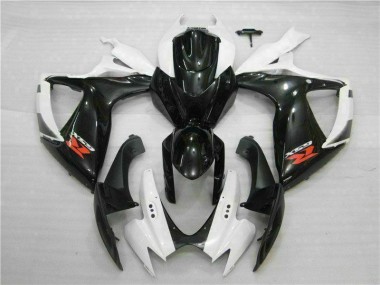 Cheapest 2006-2007 White Black Suzuki GSXR 600/750 Motorbike Fairing Kits Canada