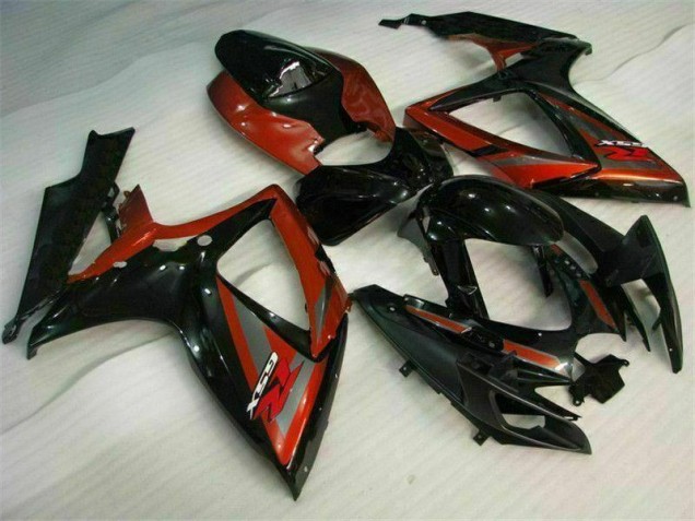 Cheapest 2006-2007 Black Red Suzuki GSXR 600/750 Motorcyle Fairings Canada Cheapest 2006-2007 Black Red Suzuki GSXR 600/750 Motorcyle Fairings Canada
