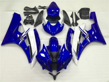 Cheapest 2006-2007 Blue White Yamaha YZF R6 Motorbike Fairing Canada