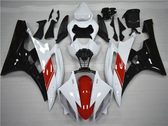 Cheapest 2006-2007 Red White Black Yamaha YZF R6 Moto Fairings Canada Cheapest 2006-2007 Red White Black Yamaha YZF R6 Moto Fairings Canada