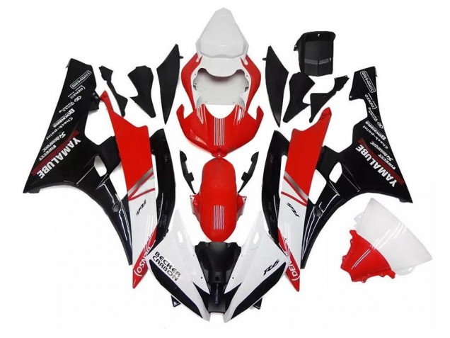 Cheapest 2006-2007 White Red Black Yamaha YZF R6 Replacement Fairings Canada Cheapest 2006-2007 White Red Black Yamaha YZF R6 Replacement Fairings Canada