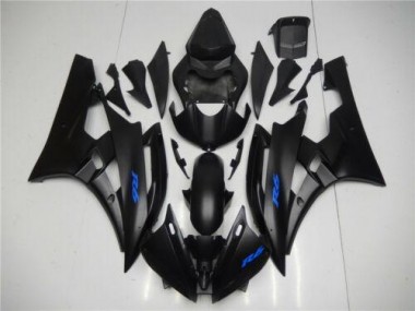 Cheapest 2006-2007 Black Blue Yamaha YZF R6 Bike Fairing Kit Canada