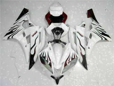 Cheapest 2006-2007 White Yamaha YZF R6 Motorcyle Fairings Canada